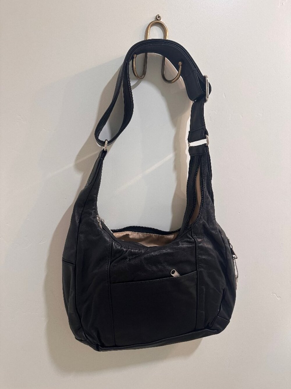 NEW Coronado Leather A95BK American Hobo Black